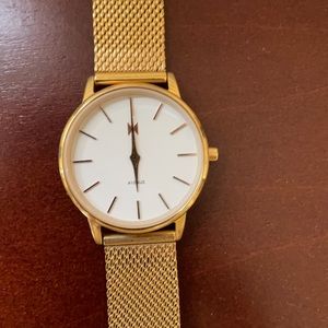 MVMT rose gold watch
